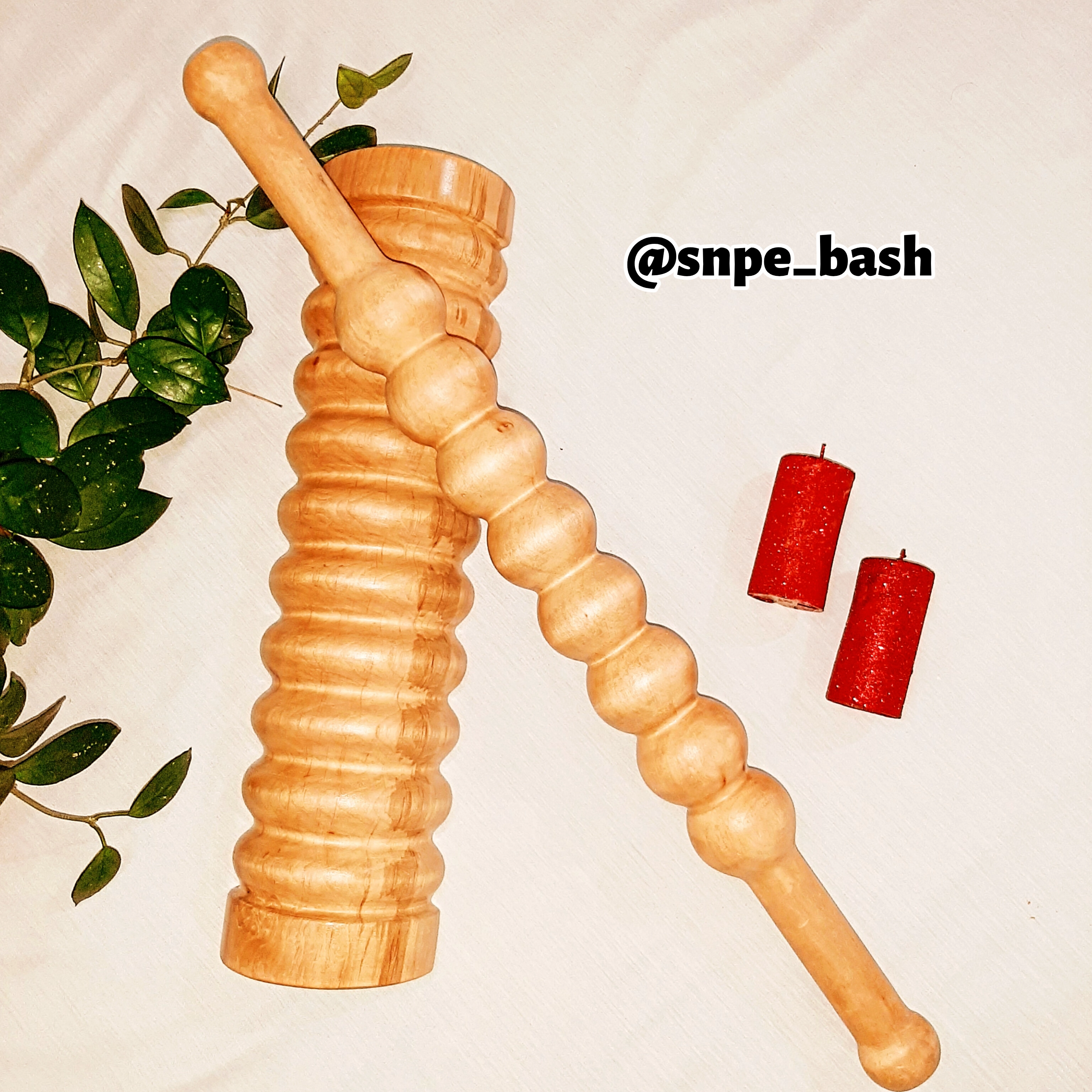 پک بالشت موجدار زیر تو خالی snpe ، وردنه موجدار snpe, برند snpe_bash، توپ ماساژ صورت (هدیه)