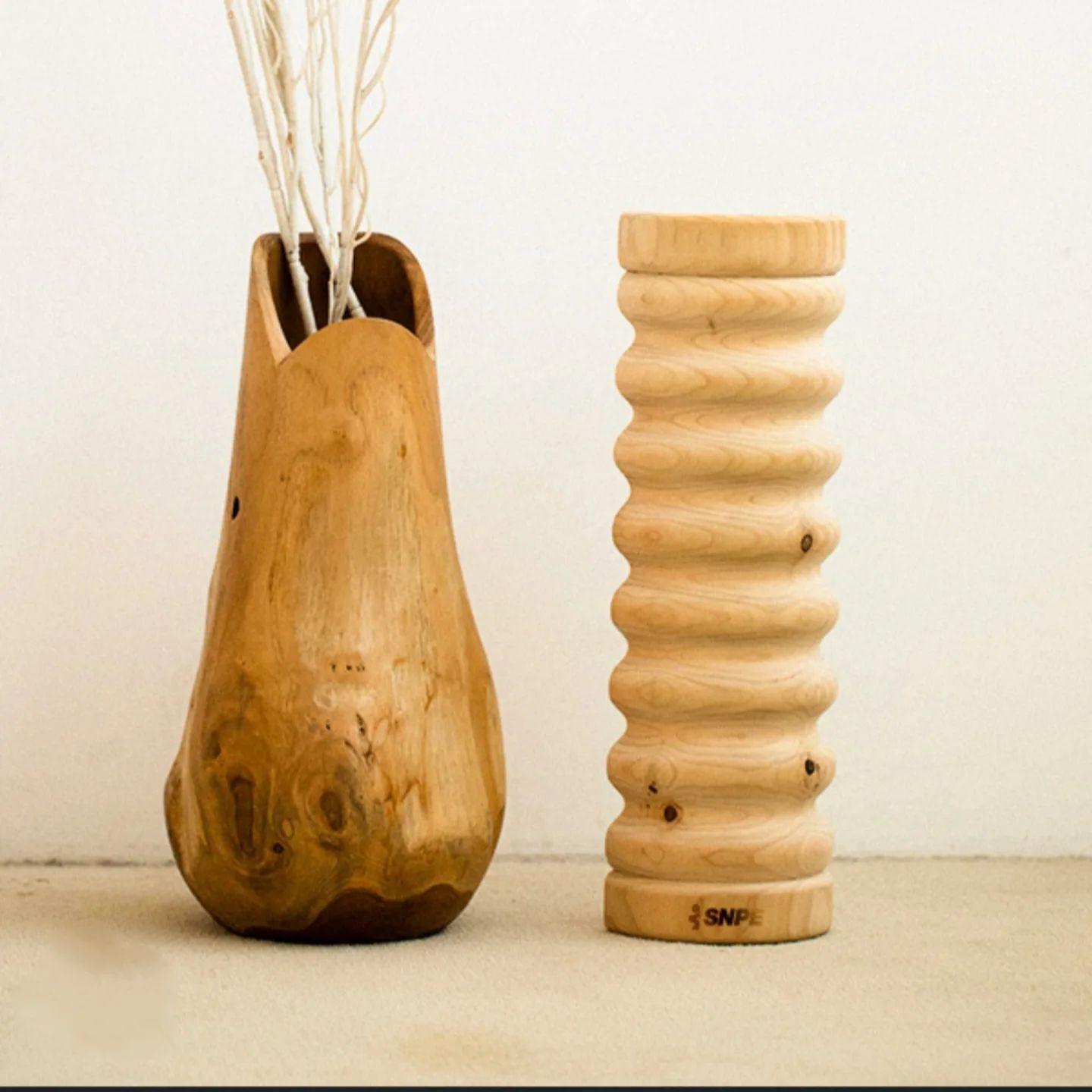 بالشت موجدار چوبی SNPE برای اصلاح ستون فقرات و کاهش درد گردن و کمر