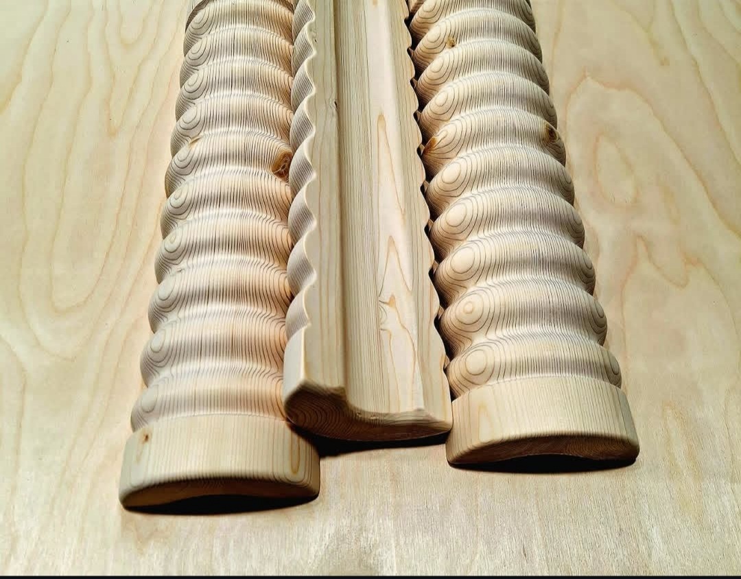 بالشت موجدار چوبی SNPE برای اصلاح ستون فقرات و کاهش درد گردن و کمر